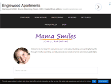 Tablet Screenshot of mamasmiles.com